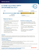 4 year old male with spontaneous
                                            XLH